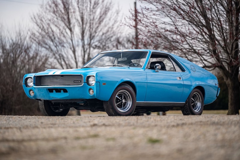 AMX AMC Big Bad Blue 1969 (© Mecum)